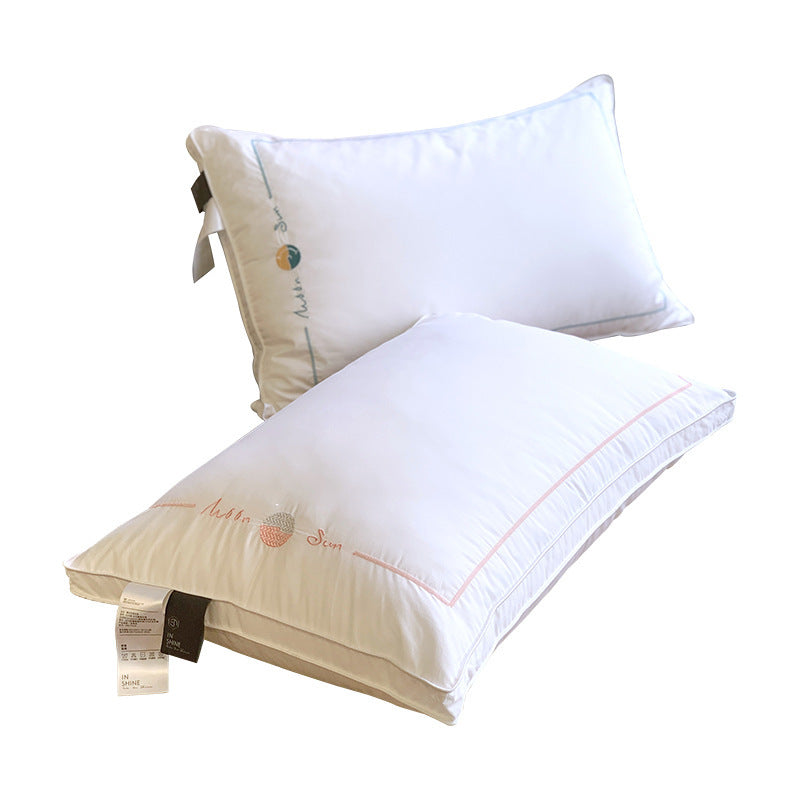 HKM-479251 Soft Cotton Neck Guard Pillow with Soybean Fiber Filling - Available in Male and Female Styles