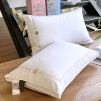 HKM-479251 Soft Cotton Neck Guard Pillow with Soybean Fiber Filling - Available in Male and Female Styles