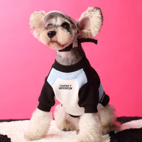 HKM-479379 Cute Cotton Zipper Pullover Sweater for Dogs in Pink and Blue