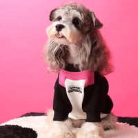 HKM-479379 Cute Cotton Zipper Pullover Sweater for Dogs in Pink and Blue