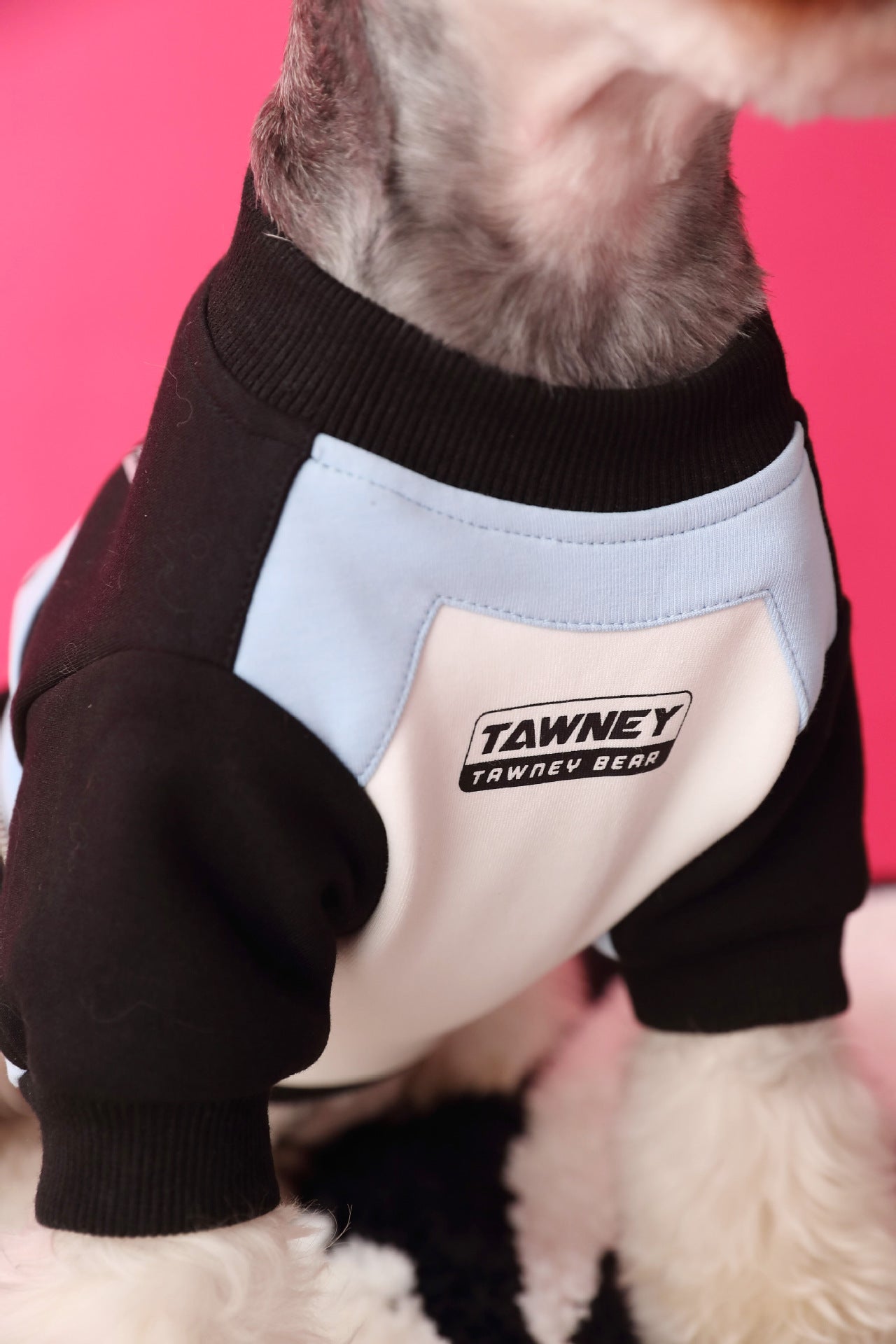 HKM-479379 Cute Cotton Zipper Pullover Sweater for Dogs in Pink and Blue