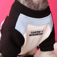 HKM-479379 Cute Cotton Zipper Pullover Sweater for Dogs in Pink and Blue