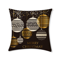 HKM-479507 Christmas-Themed Nordic Cushion Cover with Digital Printing - 45x45cm Pillowcase