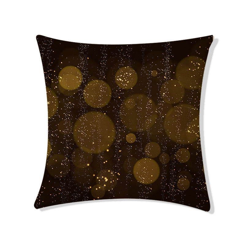 HKM-479507 Christmas-Themed Nordic Cushion Cover with Digital Printing - 45x45cm Pillowcase