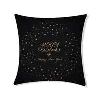 HKM-479507 Christmas-Themed Nordic Cushion Cover with Digital Printing - 45x45cm Pillowcase