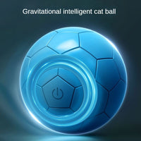 HKM-479571 Gravity Funny Cat Electric Pet Toy Ball