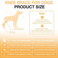 HKM-479827 Dog Knee Brace with Auxiliary Belt for Joint Support and Protection