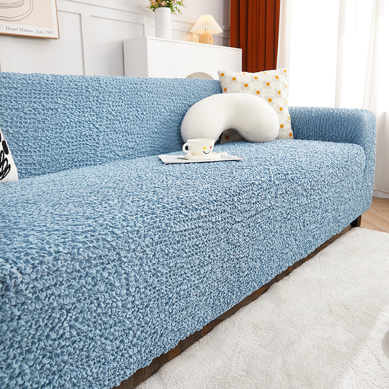 HKM-479955 Cream Style Stretch Sofa Cover - Modern All-Inclusive Design for Elegant Home Décor