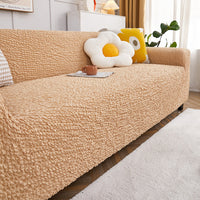 HKM-479955 Cream Style Stretch Sofa Cover - Modern All-Inclusive Design for Elegant Home Décor