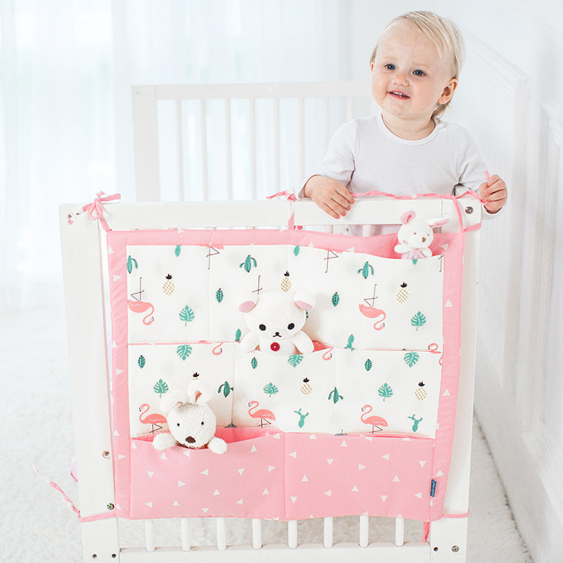 HKM-479955 Soft Baby Velvet Bed Girth with Sponge Interior – 1.2m Length, Decorative House Design