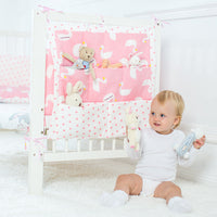 HKM-479955 Soft Baby Velvet Bed Girth with Sponge Interior – 1.2m Length, Decorative House Design