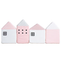 HKM-479955 Soft Baby Velvet Bed Girth with Sponge Interior – 1.2m Length, Decorative House Design