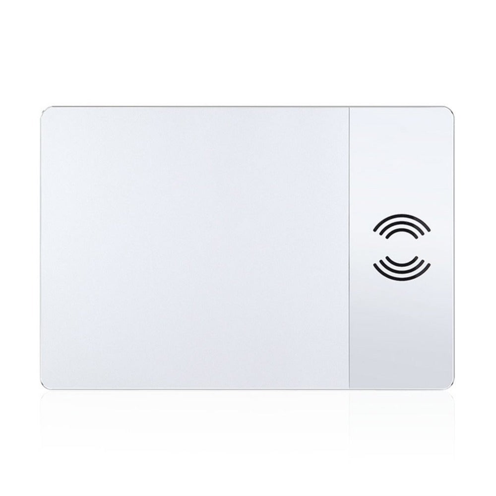 HKM-480019 Aluminum Alloy Wireless Charger Mouse Pad with Non-Slip Base and Protection Features