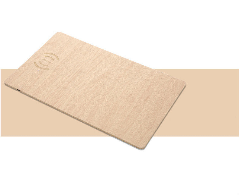 HKM-480019 Aluminum Alloy Wireless Charger Mouse Pad with Non-Slip Base and Protection Features