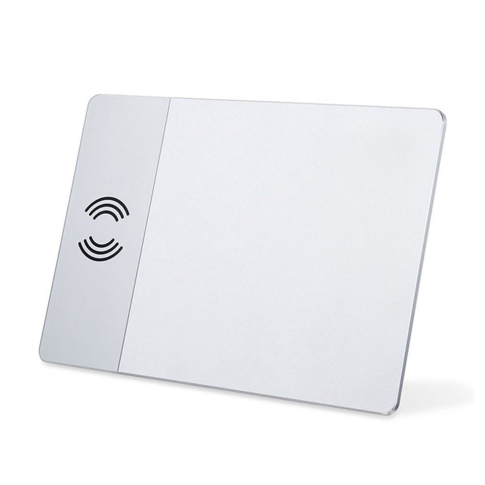 HKM-480019 Aluminum Alloy Wireless Charger Mouse Pad with Non-Slip Base and Protection Features
