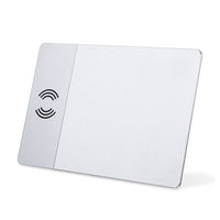 HKM-480019 Aluminum Alloy Wireless Charger Mouse Pad with Non-Slip Base and Protection Features