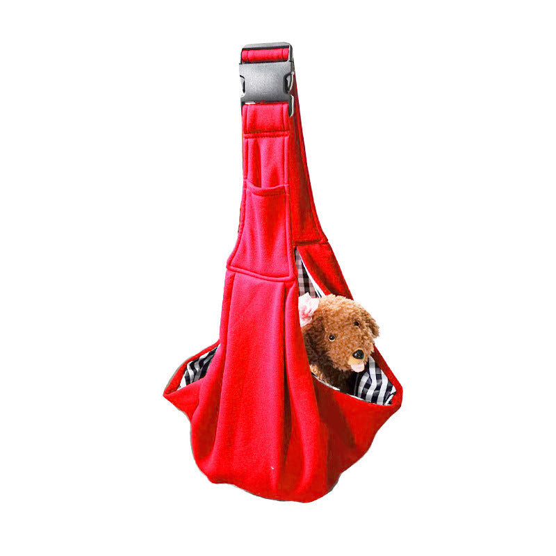 HKM-480147 Adjustable Shoulder Strap Dog Carrier Bag - Soft Polyester, Multiple Colors Available