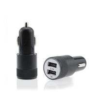HKM-480147 Dual USB Aluminum Alloy Car Charger - 2.1A Output | Compatible with Tablets and Power Banks