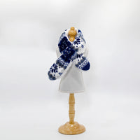 HKM-480211 Cozy Plush Christmas Pet Scarf in Multiple Patterns and Sizes