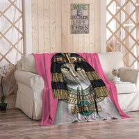 HKM-480275 Flannel Blanket with Cartoon Anime Print - Soft Polyester Fiber for Air Conditioning and Comfort