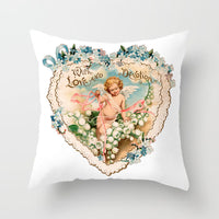HKM-480339 Christmas Decorative Cushion Cover - 45x45 cm Polyester Pillow Cover for Living Room and Bedroom