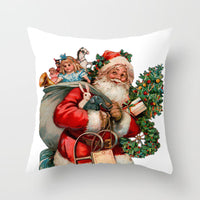 HKM-480339 Christmas Decorative Cushion Cover - 45x45 cm Polyester Pillow Cover for Living Room and Bedroom