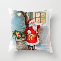 HKM-480339 Christmas Decorative Cushion Cover - 45x45 cm Polyester Pillow Cover for Living Room and Bedroom