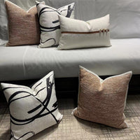 HKM-480403 Nordic Linen Throw Pillow Cover - Multiple Sizes Available