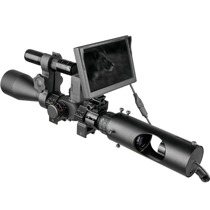 HKM-480467 Digital Low-Light Night Vision Goggles with Laser Infrared Technology, 200m Viewing Distance, 5" LCD