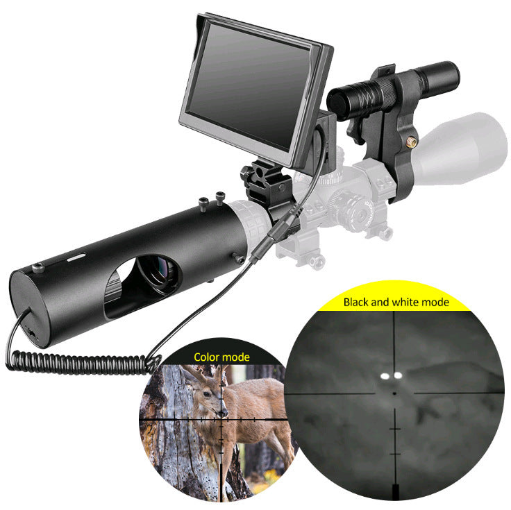 HKM-480467 Digital Low-Light Night Vision Goggles with Laser Infrared Technology, 200m Viewing Distance, 5" LCD