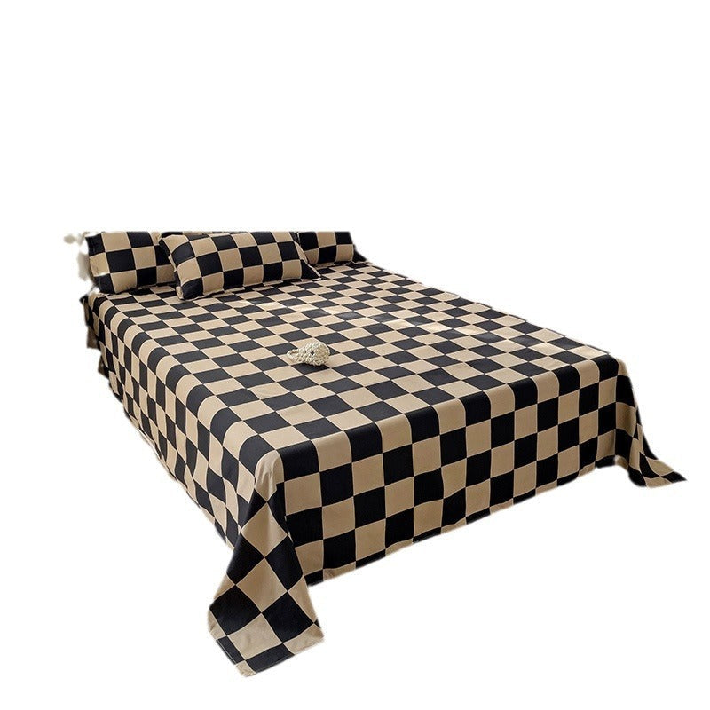 KTX-480915 Large Double Bed Sheet Coverlet with Pillowcases - Multiple Sizes Available