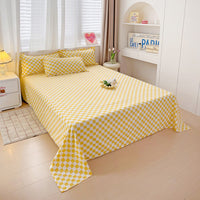 HKM-480915 Large Double Bed Sheet Coverlet with Pillowcases - Multiple Sizes Available