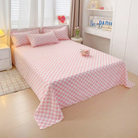 HKM-480915 Large Double Bed Sheet Coverlet with Pillowcases - Multiple Sizes Available