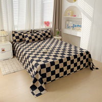 HKM-480915 Large Double Bed Sheet Coverlet with Pillowcases - Multiple Sizes Available