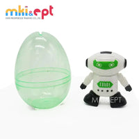HKM-480915 Super Surprise Wind-Up Robot Capsule Toy for Kids, Fun Mini Robot Eggs