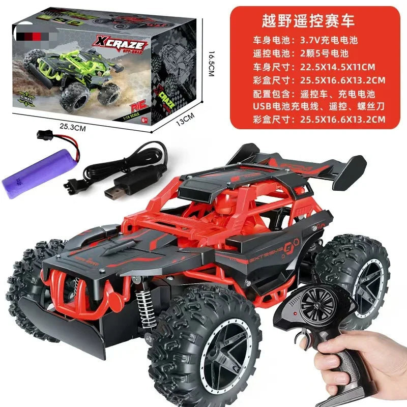 HKM-481107 High-Speed 2.4G Remote Control Off-Road Car, 1:18 Scale, Ready-to-Use for Ages 5 and Up