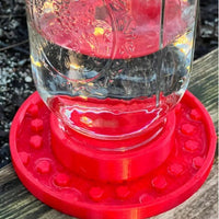 HKM-481363 Hummingbird Bee Feeding Bird Feeder in Vibrant Colors, 17*17*19cm