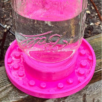 HKM-481363 Hummingbird Bee Feeding Bird Feeder in Vibrant Colors, 17*17*19cm