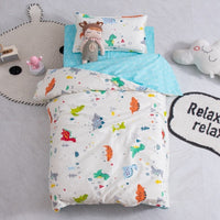 HKM-481427 Cotton Six-Piece Bedding Set for Kids in Colorful Fun Designs