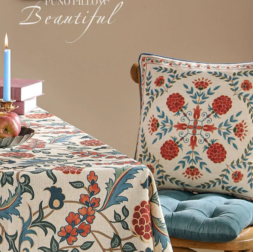 HKM-481555 American Retro Puno Pillow Sofa for Living Room, 30x50mm & 45x45mm Sizes Available