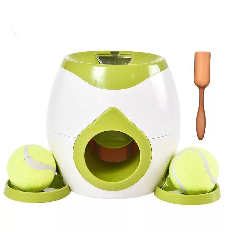 HKM-481619 Interactive Smart Pet Feeder and Reward Machine with Tennis Balls for Dogs and Cats