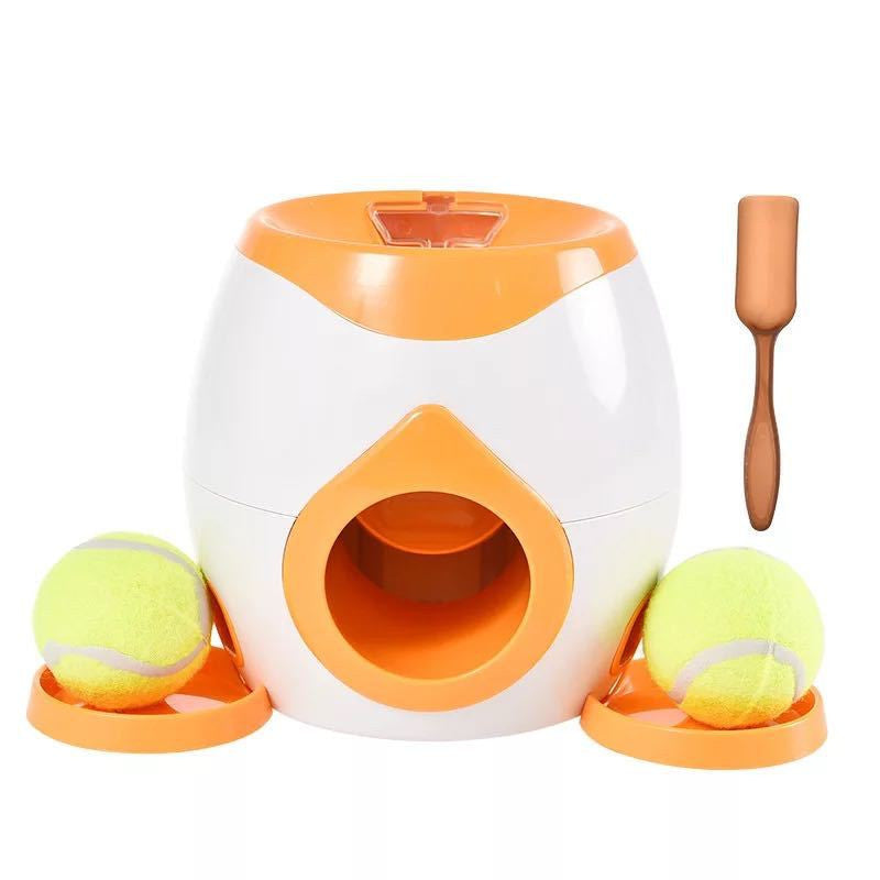 HKM-481619 Interactive Smart Pet Feeder and Reward Machine with Tennis Balls for Dogs and Cats