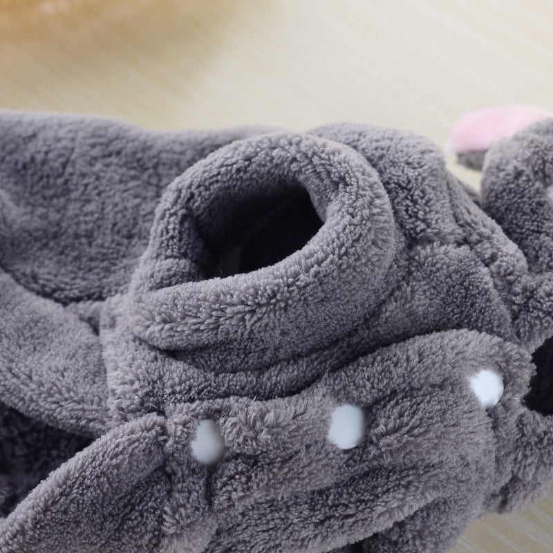HKM-481683 Cozy Coral Fleece Dog Apparel for Comfort and Style