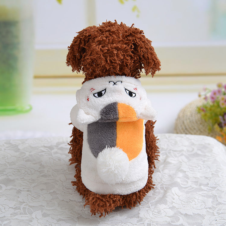 HKM-481683 Cozy Coral Fleece Dog Apparel for Comfort and Style