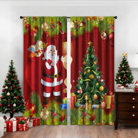 HKM-481811 3D Printed Christmas Curtains for Modern Spaces - Enhanced Sunshade, Polyester, Various Designs