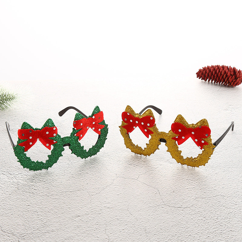 HKM-481875 Christmas Luminous Glasses Frame for Kids - Fun and Festive Holiday Accessories