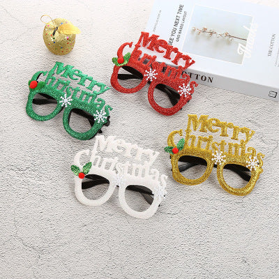 HKM-481875 Christmas Luminous Glasses Frame for Kids - Fun and Festive Holiday Accessories
