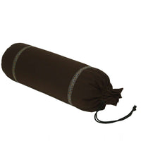 HKM-481939 Cylindrical Waist Pillow for Pregnant Women - Yoga Aid with Buckwheat Husk Filler