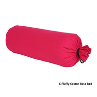 HKM-481939 Cylindrical Waist Pillow for Pregnant Women - Yoga Aid with Buckwheat Husk Filler