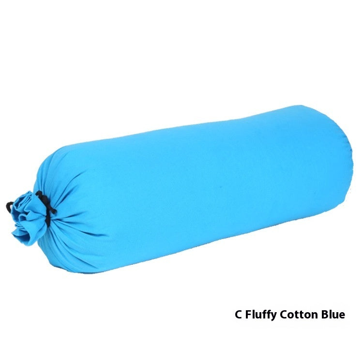 KTX-481939 Cylindrical Waist Pillow for Pregnant Women - Yoga Aid with Buckwheat Husk Filler